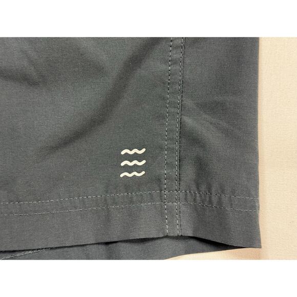 Free Fly Men's Lined Drawstring Elastic Waist Blue 7.5" Breeze Shorts - Size XL - Picture 2 of 4